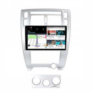 Navigatie dedicata cu Android Hyundai Tucson 2004 - 2011, 8GB RAM, Radio GPS Dual Zone, Display 2K QLED 10.36" Touchscreen, Internet Wi-Fi si slot SIM 4G, Bluetooth, MirrorLink, USB, Waze 110175