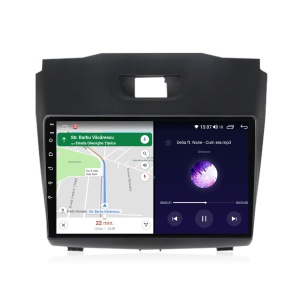 Navigatie dedicata cu Android Isuzu D-Max II 2012 - 2020, 4GB RAM, Radio GPS Dual Zone, Display HD QLED 9" Touchscreen, Internet Wi-Fi si slot SIM 4G, Bluetooth, MirrorLink, USB 100269735