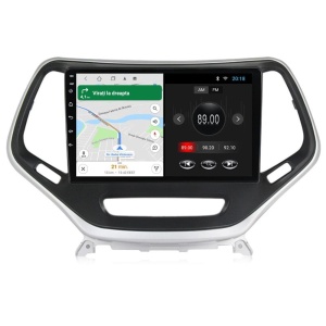 Navigatie dedicata cu Android Jeep Cherokee V 2014 - 2019, 2GB RAM, Radio GPS Dual Zone, Display HD IPS 10" Touchscreen, Internet Wi-Fi, Bluetooth, MirrorLink, USB 100519755