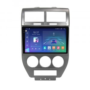 Navigatie dedicata cu Android Jeep Compass I 2006 - 2010, 4GB RAM, Radio GPS Dual Zone, Display 2K QLED 10.36" Touchscreen, Internet Wi-Fi si slot SIM 4G, Bluetooth, MirrorLink, USB