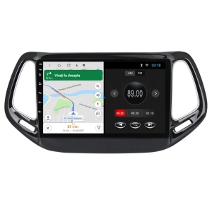 Navigatie dedicata cu Android Jeep Compass II 2016 - 2021, 1GB RAM, Radio GPS Dual Zone, Display HD IPS 10" Touchscreen, Internet Wi-Fi, Bluetooth, MirrorLink, USB 100520865