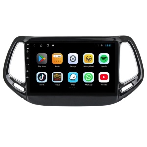 Navigatie dedicata cu Android Jeep Compass II 2016 - 2021, 2GB RAM, Radio GPS Dual Zone, Display HD QLED 10" Touchscreen, Internet Wi-Fi si slot SIM 4G, Bluetooth, MirrorLink, USB 100274685