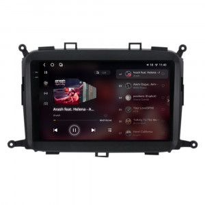Navigatie dedicata cu Android Kia Carens IV 2013 - 2018, 12GB RAM, Radio GPS Dual Zone, Display 2K QLED 9.5" Touchscreen, Internet Wi-Fi si slot SIM 4G, Bluetooth, MirrorLink, USB, Waze 97325