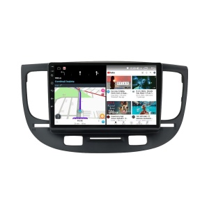 Navigatie dedicata cu Android Kia Rio II 2005 - 2011, 2GB RAM, Radio GPS Dual Zone, Display HD QLED 9" Touchscreen, Internet Wi-Fi si slot SIM 4G, Bluetooth, MirrorLink, USB 100277895