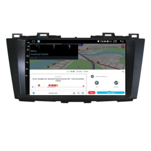 Navigatie dedicata cu Android Mazda 5 2010 - 2017, 4GB RAM, Radio GPS Dual Zone, Display HD QLED 9" Touchscreen, Internet Wi-Fi si slot SIM 4G, Bluetooth, MirrorLink, USB 100293045