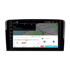 Navigatie dedicata cu Android Mercedes M-Class ML W164 2005 - 2012, 4GB RAM, Radio GPS Dual Zone, Display HD IPS 9" Touchscreen, Internet Wi-Fi, Bluetooth, MirrorLink, USB - Img 8