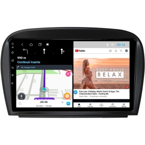 Navigatie dedicata cu Android Mercedes SL R230 2001 - 2012, 1GB RAM, Radio GPS Dual Zone, Display HD IPS 9" Touchscreen, Internet Wi-Fi, Bluetooth, MirrorLink, USB 100520985