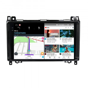 Navigatie dedicata cu Android Mercedes Sprinter 2006 - 2018, 12GB RAM, Radio GPS Dual Zone, Display 2K QLED 9.5" Touchscreen, Internet Wi-Fi si slot SIM 4G, Bluetooth, MirrorLink, USB, Waze 99405