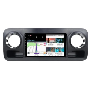Navigatie dedicata cu Android Mercedes Sprinter dupa 2018, 2GB RAM, Radio GPS Dual Zone, Display HD QLED 10" Touchscreen, Internet Wi-Fi si slot SIM 4G, Bluetooth, MirrorLink, USB 100274895
