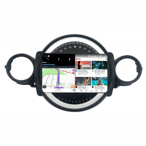 Navigatie dedicata cu Android Mini Clubman / Clubvan (R55) 2006 - 2014, 12GB RAM, Radio GPS Dual Zone, Display 2K QLED 9.5" Touchscreen, Internet Wi-Fi si slot SIM 4G, Bluetooth, MirrorLink, USB, Waze 99905