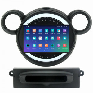 Navigatie dedicata cu Android Mini Countryman / Paceman (R60, R61) 2010 - 2017, 8GB RAM, Radio GPS Dual Zone, Display 2K QLED 9.5" Touchscreen, Internet Wi-Fi si slot SIM 4G, Bluetooth, MirrorLink, USB, Waze 110675