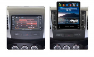 Navigatie dedicata cu Android Mitsubishi Outlander II 2006 - 2012, 1GB RAM, Radio GPS Dual Zone, Touchscreen IPS 9.7" HD tip Tesla, Internet Wi-Fi, Bluetooth, MirrorLink, USB, Waze 90175