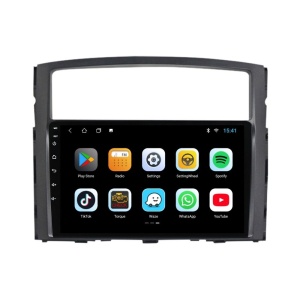 Navigatie dedicata cu Android Mitsubishi Pajero IV 2006 - 2018, 2GB RAM, Radio GPS Dual Zone, Display HD QLED 9" Touchscreen, Internet Wi-Fi si slot SIM 4G, Bluetooth, MirrorLink, USB 100271175