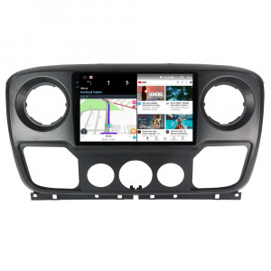 Navigatie dedicata cu Android Opel Movano B 2010 - 2019, 8GB RAM, Radio GPS Dual Zone, Display 2K QLED 10.36" Touchscreen, Internet Wi-Fi si slot SIM 4G, Bluetooth, MirrorLink, USB, Waze 111555