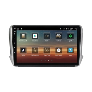 Navigatie dedicata cu Android Peugeot 2008 I 2013 - 2019, 4GB RAM, Radio GPS Dual Zone, Display HD QLED 10" Touchscreen, Internet Wi-Fi si slot SIM 4G, Bluetooth, MirrorLink, USB 100251075
