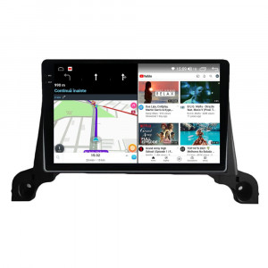 Navigatie dedicata cu Android Peugeot 3008 2016 - 2020, 12GB RAM, Radio GPS Dual Zone, Display 2K QLED 9.5" Touchscreen, Internet Wi-Fi si slot SIM 4G, Bluetooth, MirrorLink, USB, Waze 99675