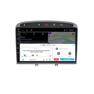 Navigatie dedicata cu Android Peugeot 308 I 2007 - 2013, 1GB RAM, Radio GPS Dual Zone, Display HD IPS 9" Touchscreen, Internet Wi-Fi, Bluetooth, MirrorLink, USB 100509495