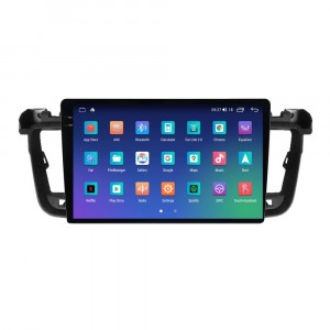 Navigatie dedicata cu Android Peugeot 508 I 2010 - 2018, 8GB RAM, Radio GPS Dual Zone, Display 2K QLED 9.5" Touchscreen, Internet Wi-Fi si slot SIM 4G, Bluetooth, MirrorLink, USB, Waze 110345