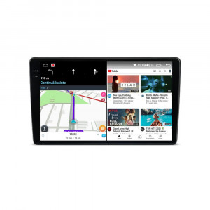 Navigatie dedicata cu Android Peugeot Partner 2008 - 2018, 12GB RAM, Radio GPS Dual Zone, Display 2K QLED 9.5" Touchscreen, Internet Wi-Fi si slot SIM 4G, Bluetooth, MirrorLink, USB, Waze 99615
