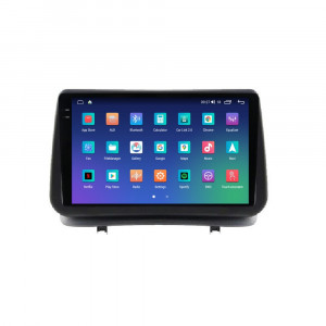 Navigatie dedicata cu Android Renault Clio III 2005 - 2012, 8GB RAM, Radio GPS Dual Zone, Display 2K QLED 9.5" Touchscreen, Internet Wi-Fi si slot SIM 4G, Bluetooth, MirrorLink, USB, Waze 111035