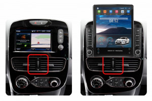 Navigatie dedicata cu Android Renault Clio IV 2016 - 2019, 1GB RAM, Radio GPS Dual Zone, Touchscreen IPS 9.7" HD tip Tesla, Internet Wi-Fi, Bluetooth, MirrorLink, USB, Waze 90355