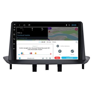 Navigatie dedicata cu Android Renault Megane III 2009 - 2016, 2GB RAM, Radio GPS Dual Zone, Display HD IPS 9" Touchscreen, Internet Wi-Fi, Bluetooth, MirrorLink, USB 100511025