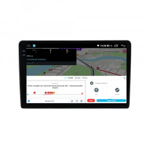 Navigatie dedicata cu Android Seat Cordoba 2002 - 2009, 4GB RAM, Radio GPS Dual Zone, Display 2K QLED 9.5" Touchscreen, Internet Wi-Fi si slot SIM 4G, Bluetooth, MirrorLink, USB, Waze 112025