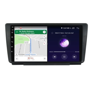 Navigatie dedicata cu Android Skoda Octavia II 2004 - 2013, 4GB RAM, Radio GPS Dual Zone, Display HD IPS 9" Touchscreen, Internet WiFi, Bluetooth, MirrorLink, USB - Img 6