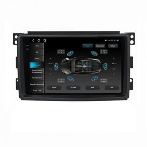 Navigatie dedicata cu Android Smart Fortwo 2007 - 2010, 12GB RAM, Radio GPS Dual Zone, Display 2K QLED 9.5" Touchscreen, Internet Wi-Fi si slot SIM 4G, Bluetooth, MirrorLink, USB, Waze 98345
