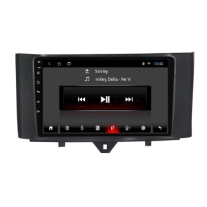 Navigatie dedicata cu Android Smart Fortwo 2011 - 2014, 2GB RAM, Radio GPS Dual Zone, Display HD IPS 9" Touchscreen, Internet Wi-Fi, Bluetooth, MirrorLink, USB 100484655