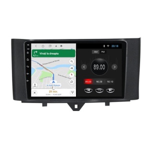 Navigatie dedicata cu Android Smart Fortwo 2011 - 2014, 2GB RAM, Radio GPS Dual Zone, Display HD IPS 9" Touchscreen, Internet Wi-Fi, Bluetooth, MirrorLink, USB 100512975