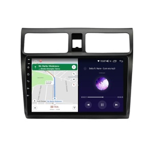 Navigatie dedicata cu Android Suzuki Swift III 2005 - 2010, 4GB RAM, Radio GPS Dual Zone, Display HD QLED 10" Touchscreen, Internet Wi-Fi si slot SIM 4G, Bluetooth, MirrorLink, USB 100267875