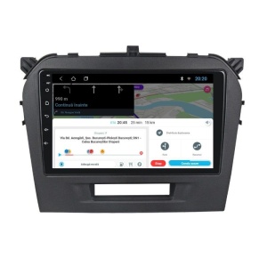 Navigatie dedicata cu Android Suzuki Vitara dupa 2015, 1GB RAM, Radio GPS Dual Zone, Display HD IPS 9" Touchscreen, Internet Wi-Fi, Bluetooth, MirrorLink, USB 100509765