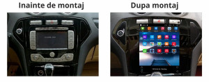 Navigatie dedicata cu Android tip tesla Ford Mondeo IV 2007 - 2011, negru, 4GB 57515