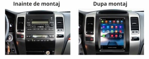 Navigatie dedicata cu Android tip tesla Toyota Land Cruiser Prado J120 2002 - 2010, 8GB RAM, Radio GPS Dual Zone, Touchscreen IPS 9.7" HD, Internet Wi-Fi si slot SIM 4G, Bluetooth, MirrorLink, USB 100007865