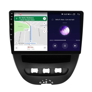Navigatie dedicata cu Android Toyota Aygo 2005 - 2014, 4GB RAM, Radio GPS Dual Zone, Display HD IPS 10" Touchscreen, Internet Wi-Fi, Bluetooth, MirrorLink, USB - Img 6
