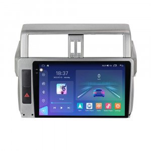 Navigatie dedicata cu Android Toyota Land Cruiser Prado J150 2013 - 2017, 4GB RAM, Radio GPS Dual Zone, Display 2K QLED 10.36" Touchscreen, Internet Wi-Fi si slot SIM 4G, Bluetooth, MirrorLink, USB