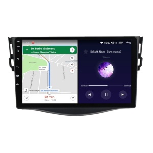 Navigatie dedicata cu Android Toyota Rav4 III 2005 - 2013, 4GB RAM, Radio GPS Dual Zone, Display HD QLED 9" Touchscreen, Internet Wi-Fi si slot SIM 4G, Bluetooth, MirrorLink, USB 100289865