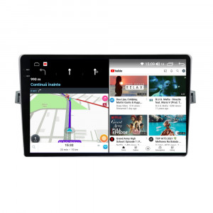 Navigatie dedicata cu Android Toyota Verso 2009 - 2018, 8GB RAM, Radio GPS Dual Zone, Display 2K QLED 9.5" Touchscreen, Internet Wi-Fi si slot SIM 4G, Bluetooth, MirrorLink, USB, Waze 111105