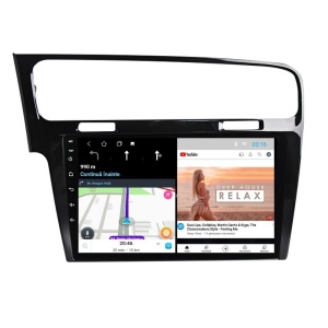 Navigatie dedicata cu Android VW Golf VII 2012 - 2019, negru, 2GB RAM, Radio GPS Dual Zone, Display HD IPS 10" Touchscreen, Internet Wi-Fi, Bluetooth, MirrorLink, USB 100511445