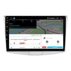 Navigatie dedicata cu Android VW Passat B6 / B7 2005 - 2015, 4GB RAM, Radio GPS Dual Zone, Display HD QLED 10" Touchscreen, Internet Wi-Fi si slot SIM 4G, Bluetooth, MirrorLink, USB 100267095