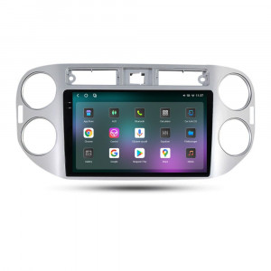 Navigatie dedicata cu Android VW Tiguan I 2007 - 2012, 12GB RAM, Radio GPS Dual Zone, Display 2K QLED 9.5" Touchscreen, Internet Wi-Fi si slot SIM 4G, Bluetooth, MirrorLink, USB, Waze 96335