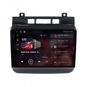 Navigatie dedicata cu Android VW Touareg 7P 2010 - 2018, 12GB RAM, Radio GPS Dual Zone, Display 2K QLED 9.5" Touchscreen, Internet Wi-Fi si slot SIM 4G, Bluetooth, MirrorLink, USB, Waze 96355