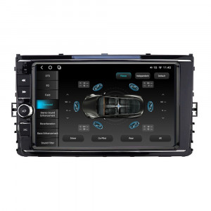 Navigatie dedicata cu Android VW Transporter / Caravelle dupa 2020, 12GB RAM, Radio GPS Dual Zone, Display 2K QLED 9.5'' Touchscreen, Internet Wi-Fi si slot SIM 4G, Bluetooth, MirrorLink, USB, Waze 99225