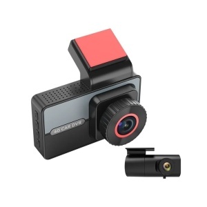 Set 2 camere dashboard DVR inregistrare trafic fata si spate 2K 2560 × 1440, Night Vision, unghi 140 grade, afisaj pe navigatie, slot card microSD, slot sim 4G, USB