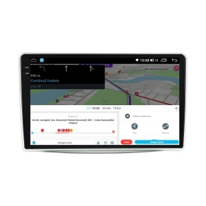 Navigatie dedicata cu Android Alfa Romeo Mito 2008 - 2018, 8GB RAM, Radio GPS Dual Zone, Display 2K QLED 9.5" Touchscreen, Internet Wi-Fi si slot SIM 4G, Bluetooth, MirrorLink, USB 100011606