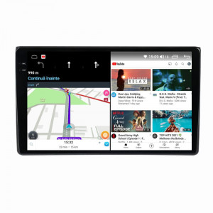 Navigatie dedicata cu Android Audi A4 (B6, B7) 2000 - 2008, 4GB RAM, Radio GPS Dual Zone, Display 2K QLED 9.5" Touchscreen, Internet Wi-Fi si slot SIM 4G, Bluetooth, MirrorLink, USB, Waze 108286