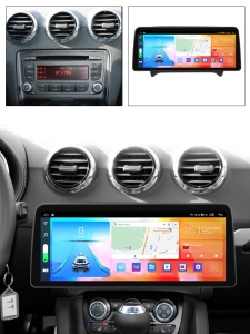 Navigatie dedicata cu Android Audi TT 2006 - 2015, 4GB RAM, Radio GPS Dual Zone, Display QLED 12.3" Touchscreen, Internet Wi-Fi si slot SIM 4G, Bluetooth, MirrorLink, USB 100298886