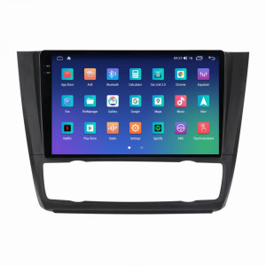 Navigatie dedicata cu Android BMW Seria 1 (E81 / E87) 2007 - 2013, clima automata, 8GB RAM, Radio GPS Dual Zone, Display 2K QLED 9.5" Touchscreen, Internet Wi-Fi si slot SIM 4G, Bluetooth, MirrorLink, USB, Waze 110036