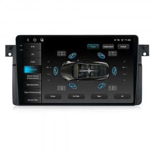 Navigatie dedicata cu Android BMW Seria 3 (E46) 1997 - 2005, 12GB RAM, Radio GPS Dual Zone, Display 2K QLED 9.5" Touchscreen, Internet Wi-Fi si slot SIM 4G, Bluetooth, MirrorLink, USB, Waze 97646